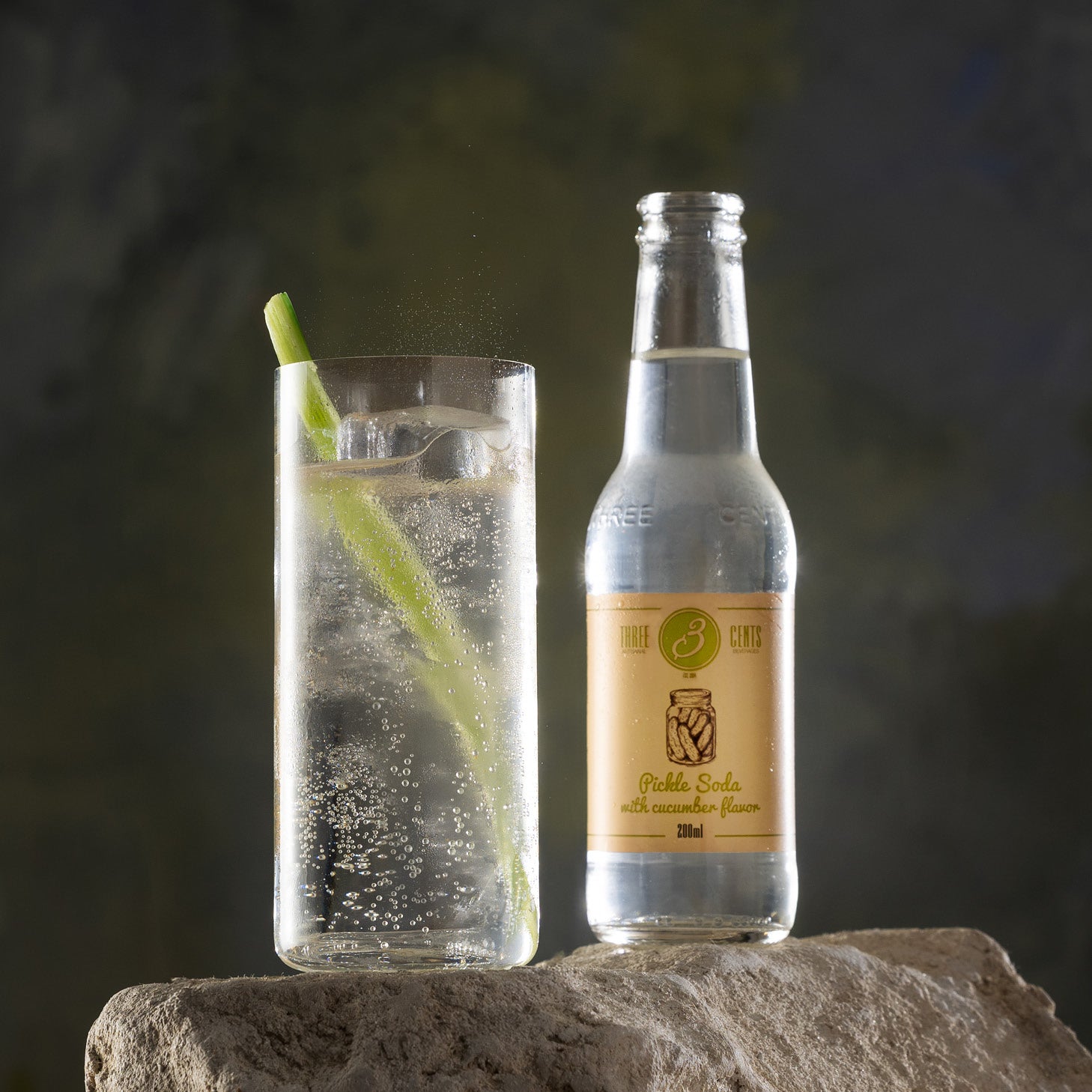 Three Cents Pickle Soda 200ml, 24stk
