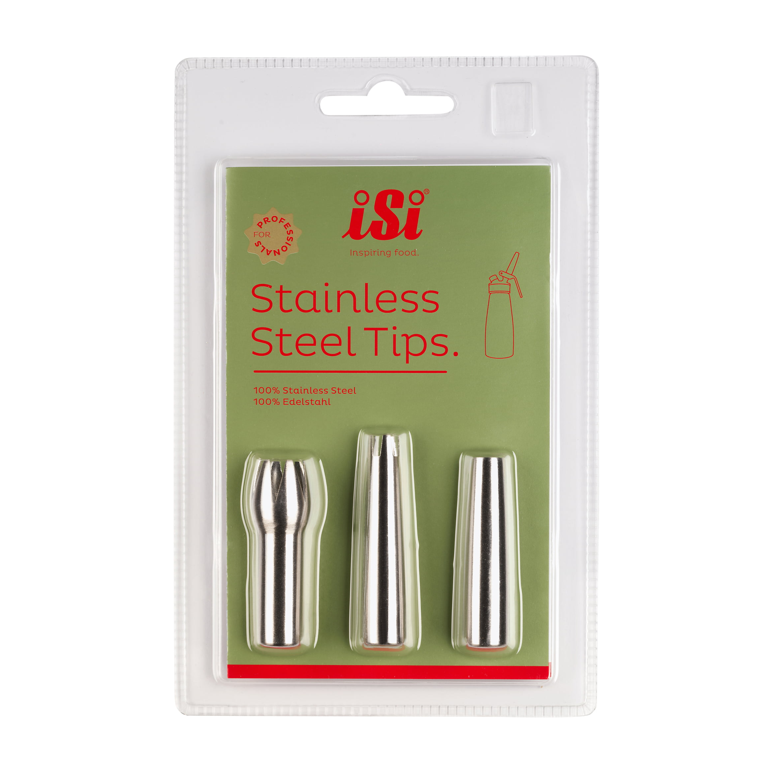 ISI DECORATOR 3 STK STÅL