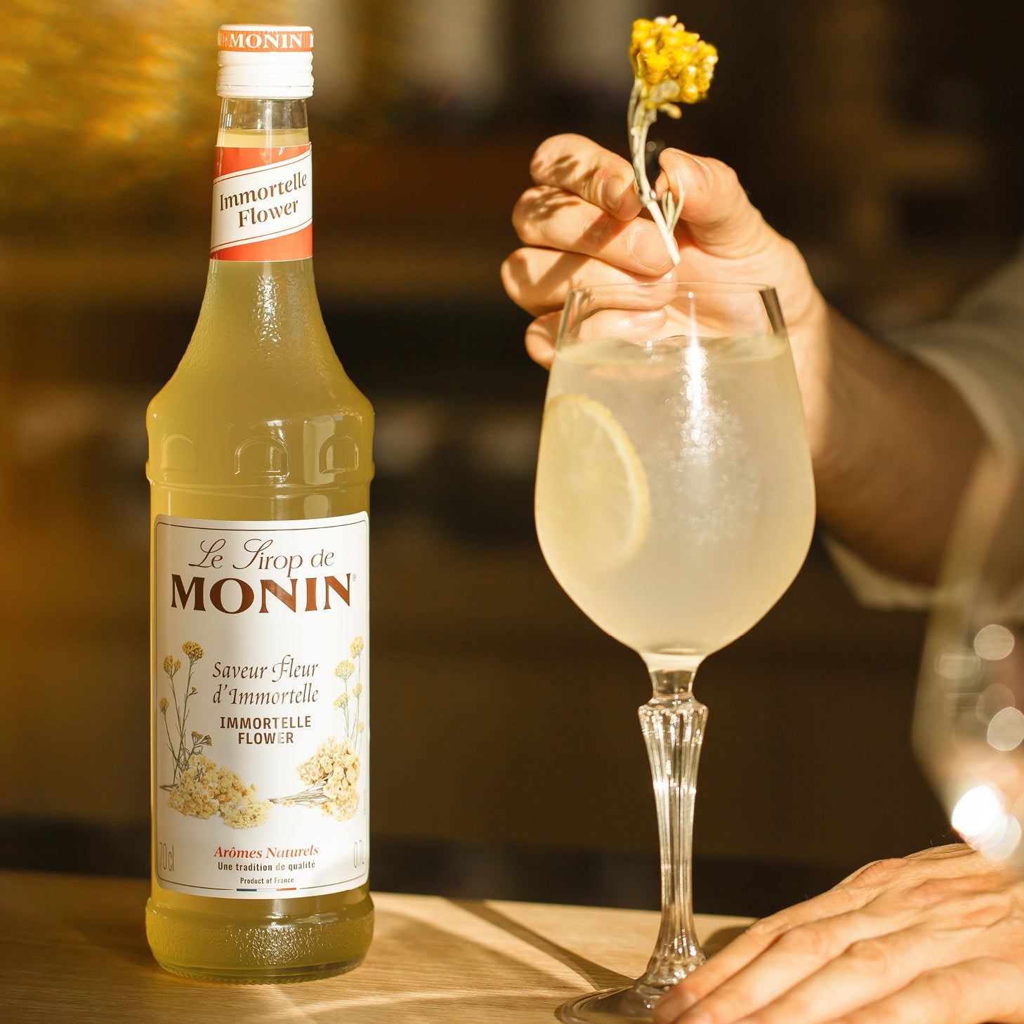 Monin Immortal Flower Syrup 70 cl