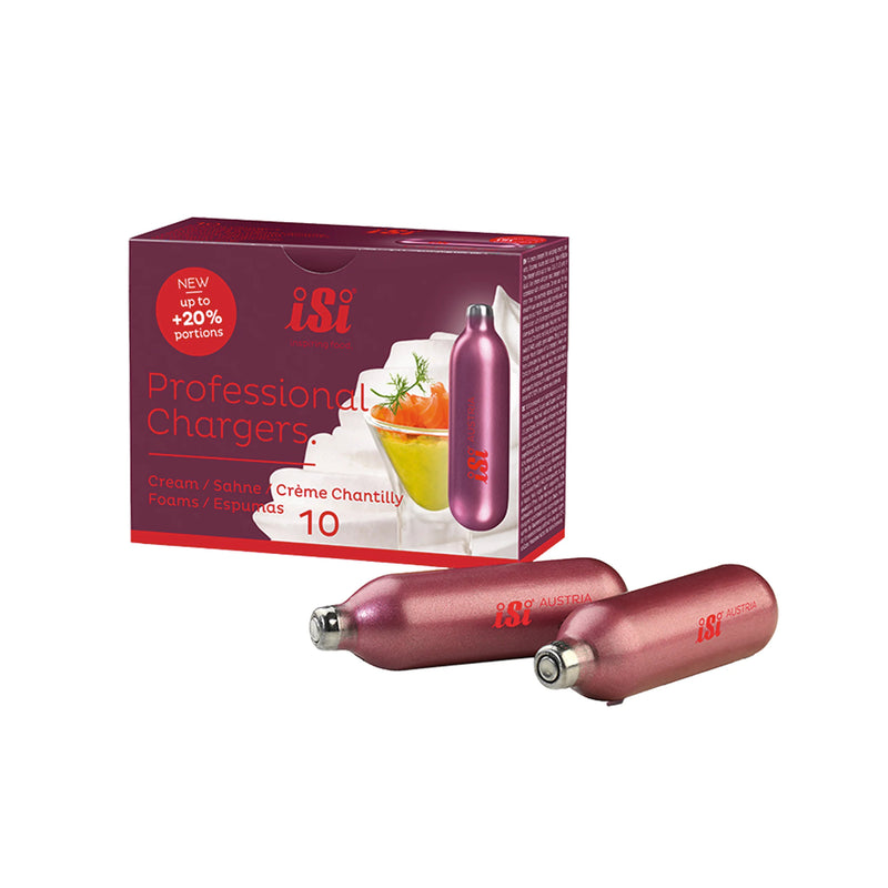 ISI Cartridges for Cream siphons, 10 pcs