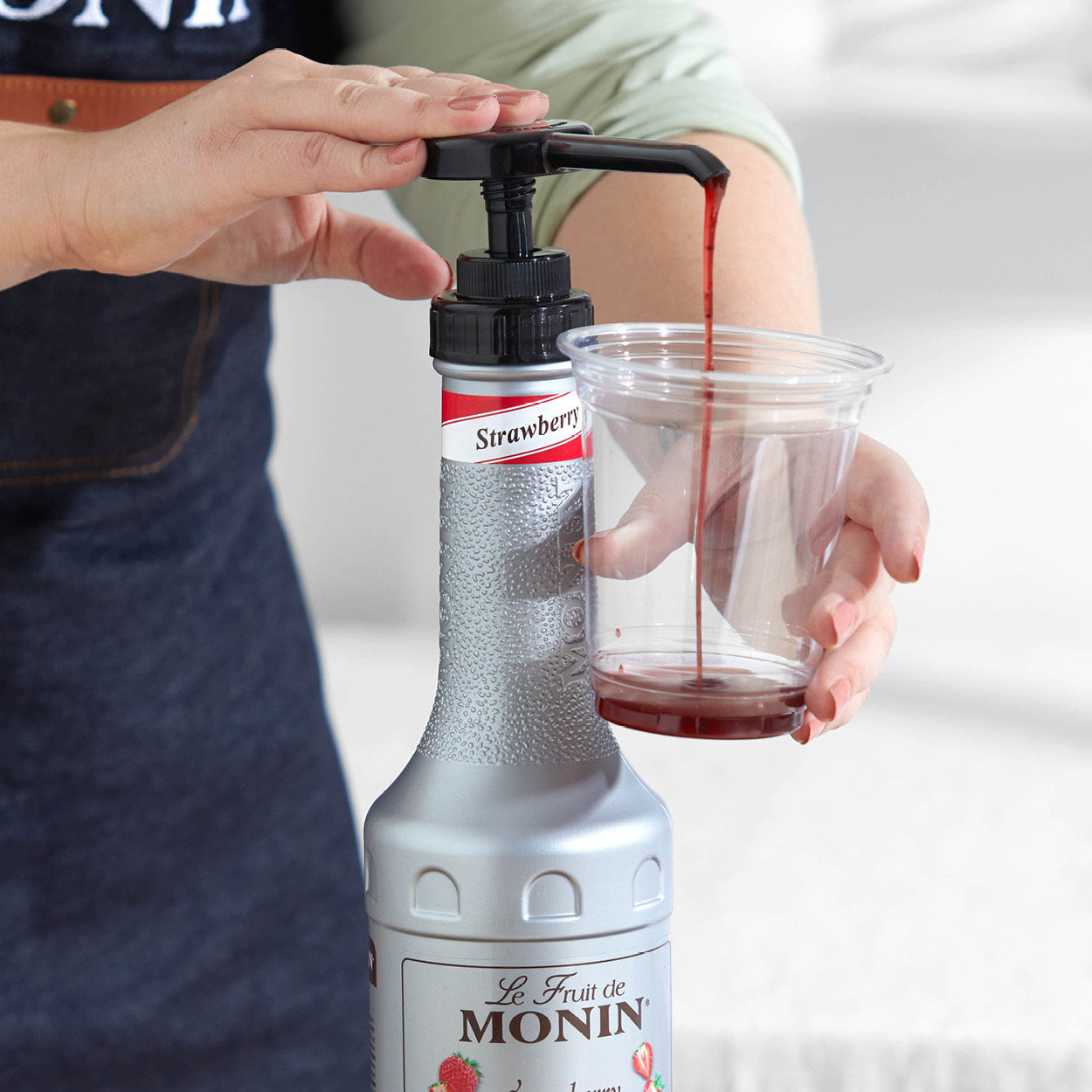 Monin Pump for Sauce 1.89L/Puree 1 L, 15 ml