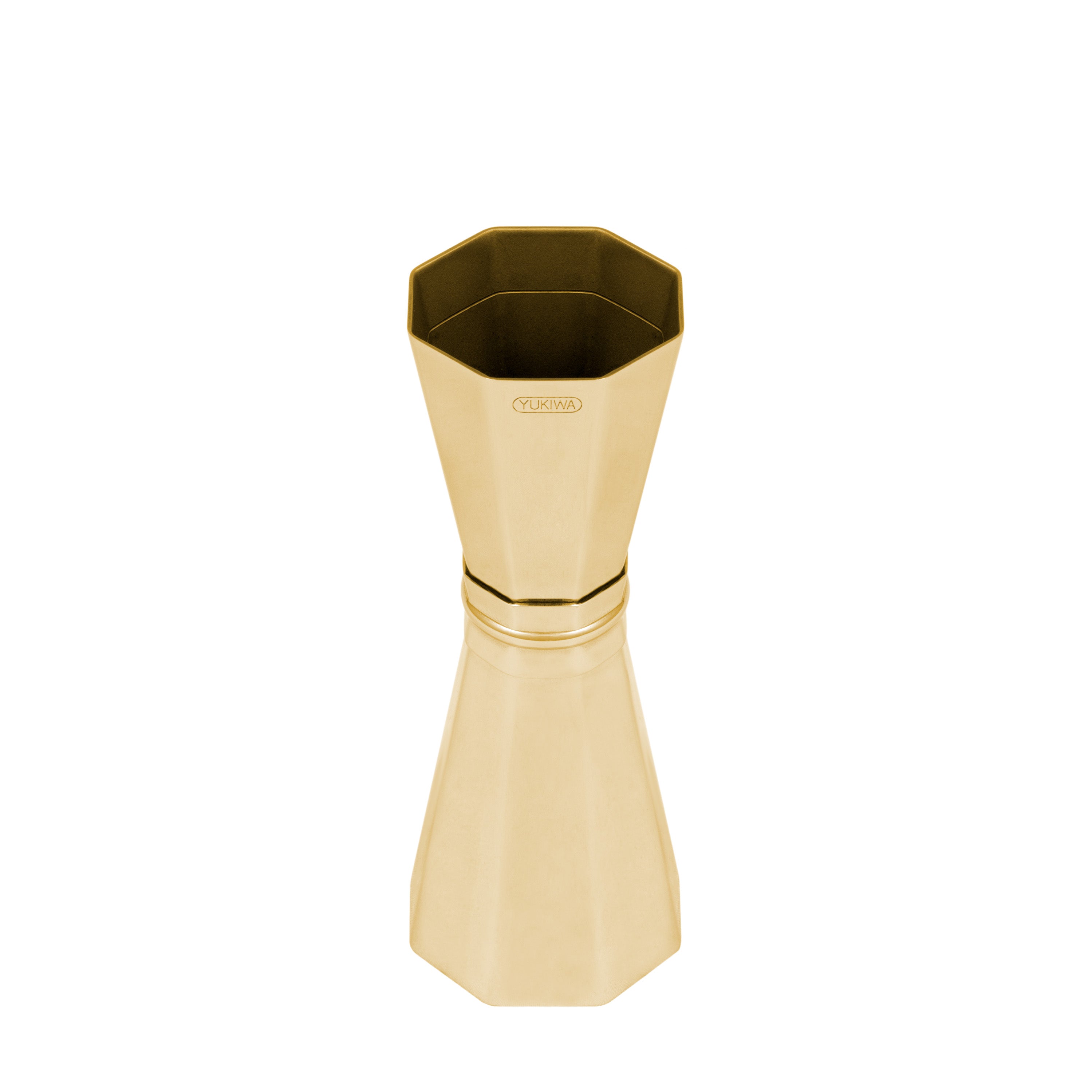 YUKIWA JIGGER OCTAGON 30/45 ML GOLD