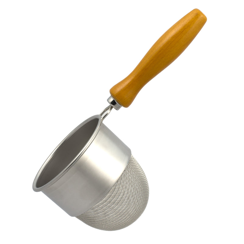 Fine Strainer Deep Wooden Handle