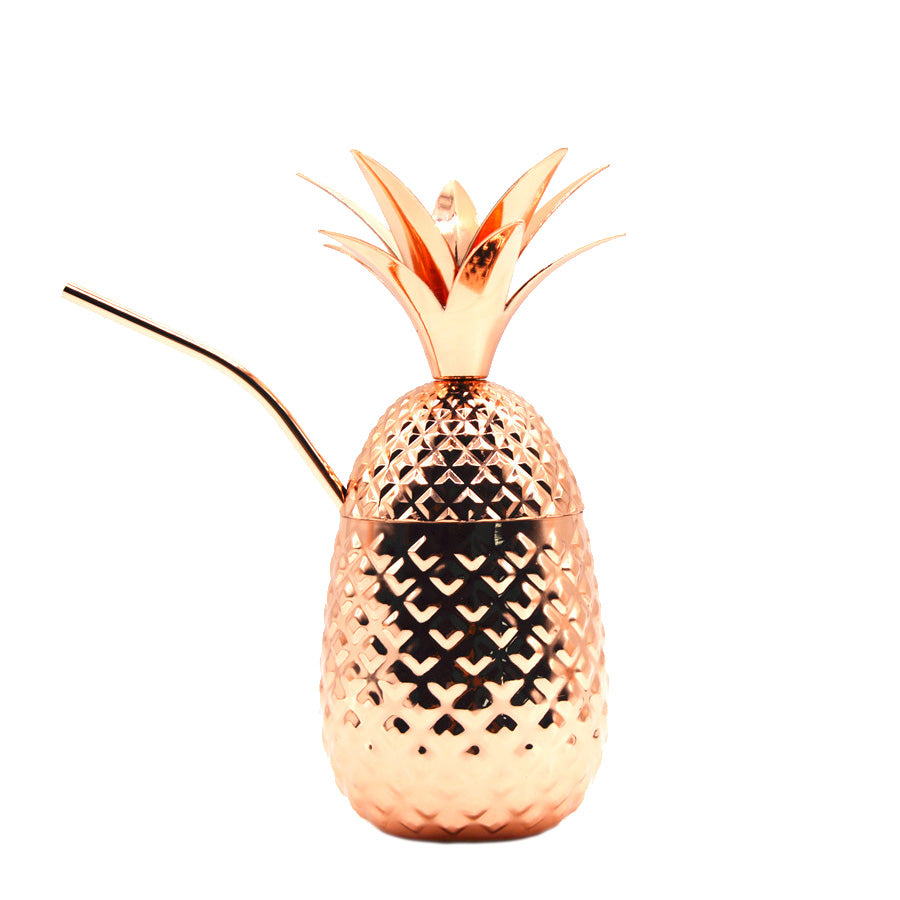 47 Ronin Pineapple with Straw Copper 455 ml