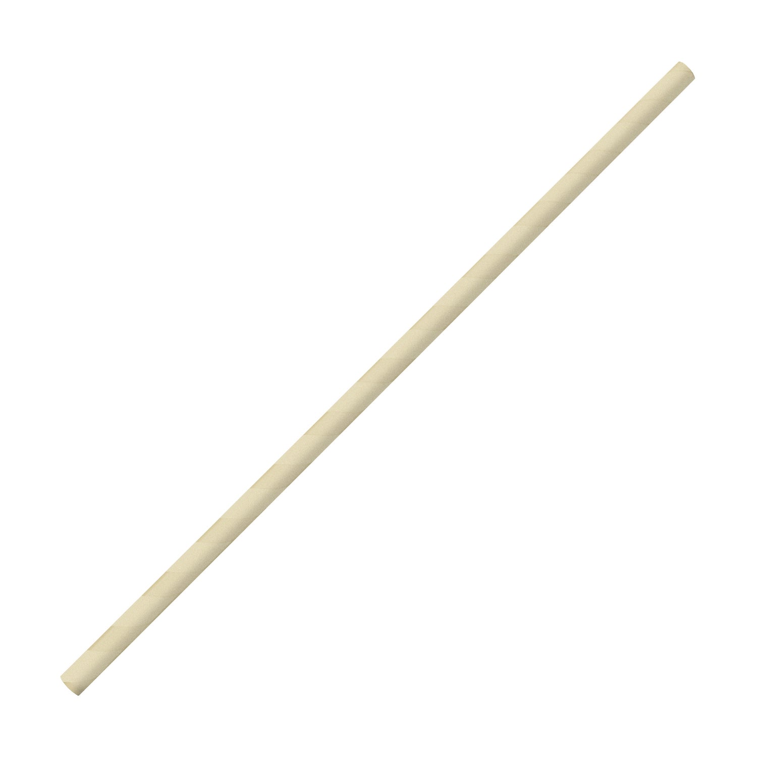 Paper Straw Beige Ø 6 x 200 mm, 250 pcs