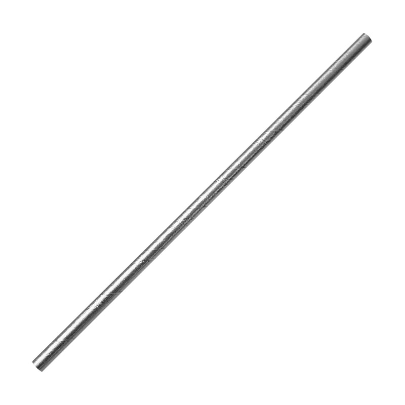 Paper Straw Silver Ø 6 x 200 mm, 250 pcs