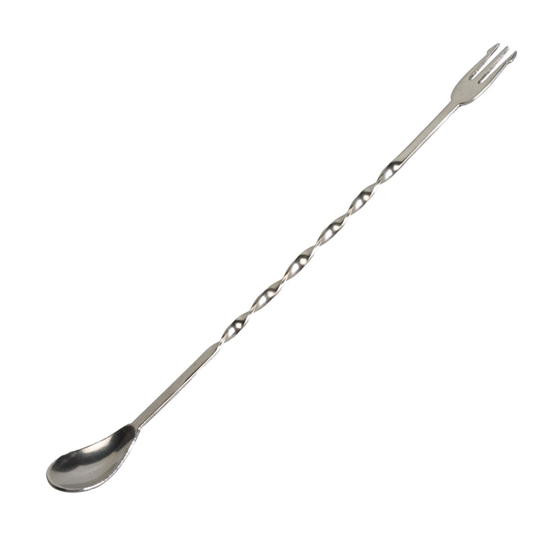Bar Spoon with Fork 245 mm