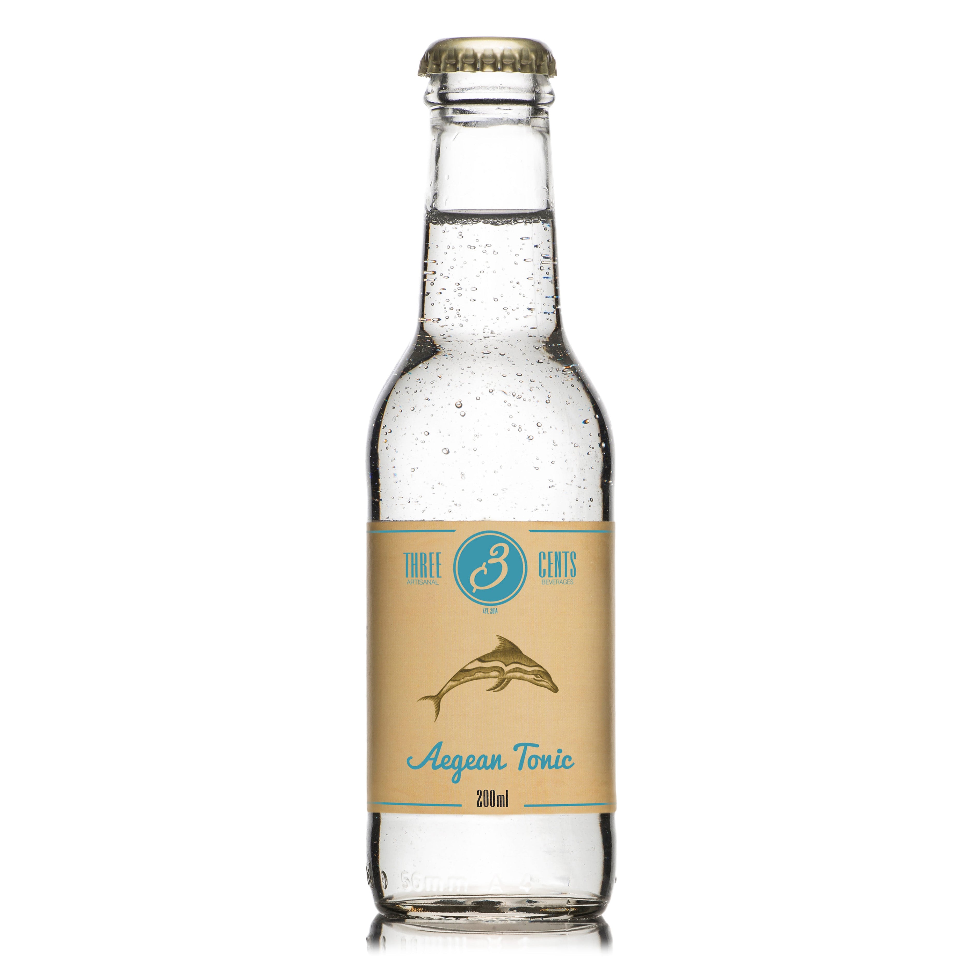 Three Cents Aegean Tonic 200 ml, 24 stk