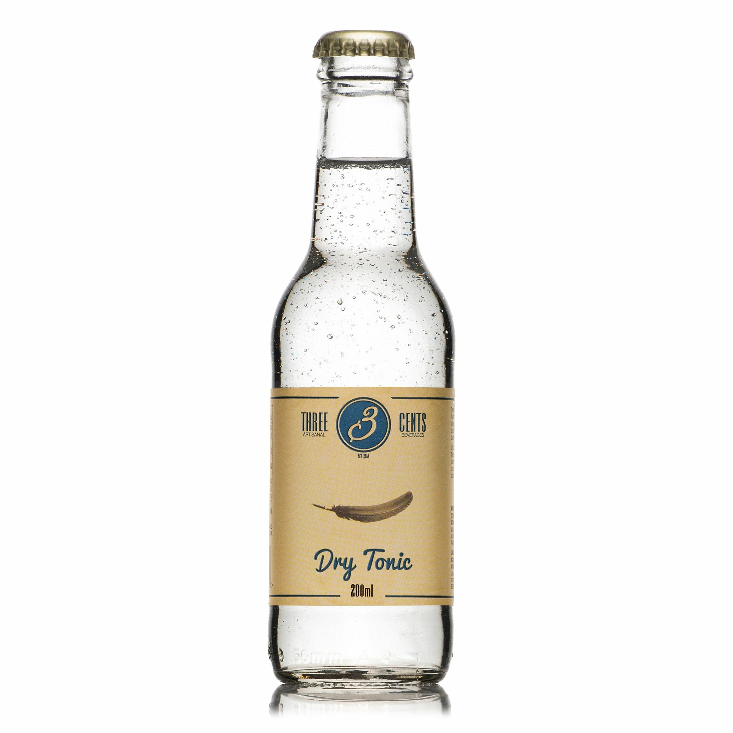 Three Cents Dry Tonic 200 ml, 24 stk