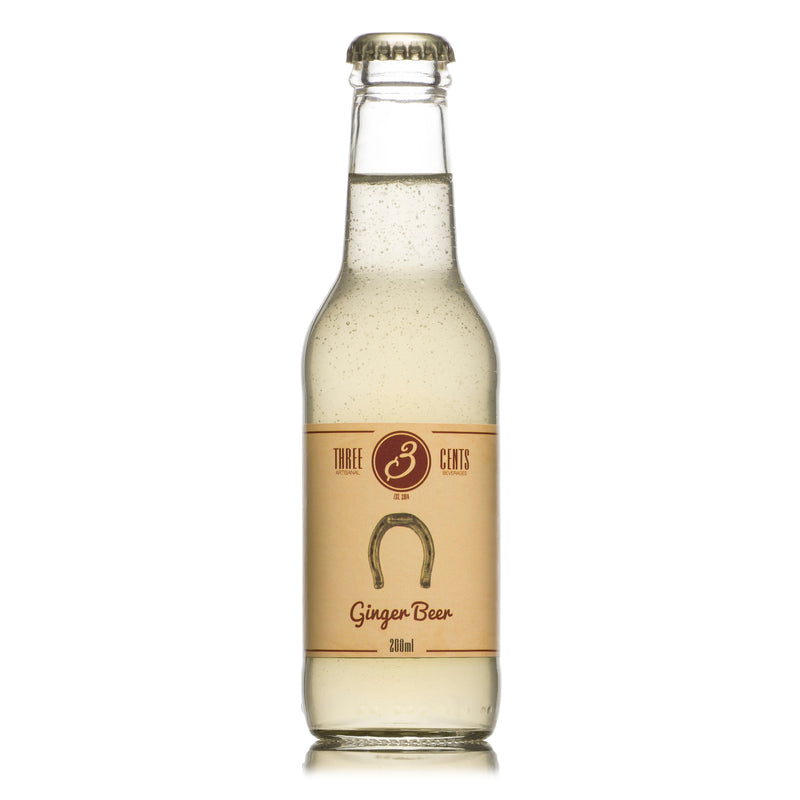 Three Cents Ginger Beer 200 ml, 24 stk