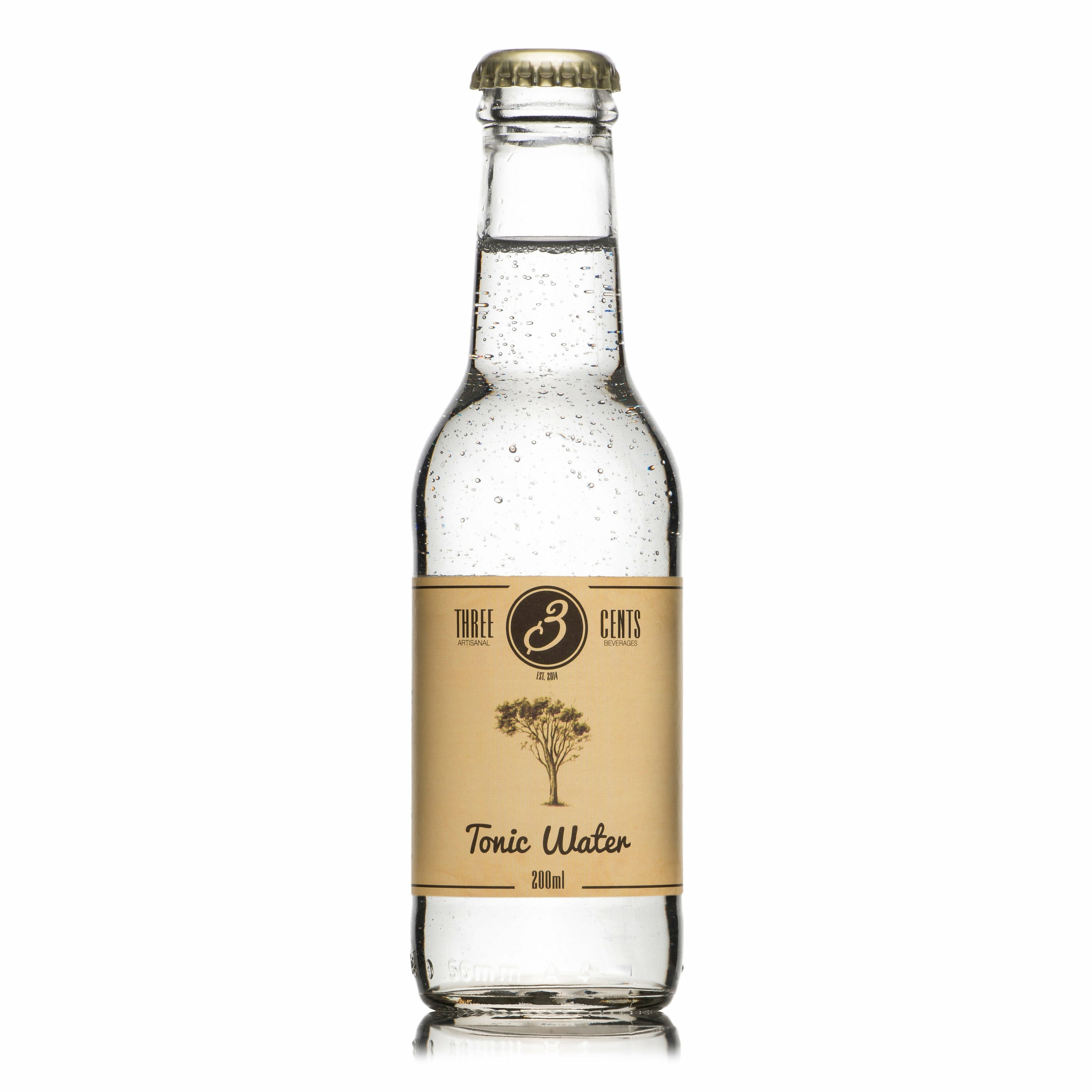 Three Cents Tonic Water 200 ml, 24 stk