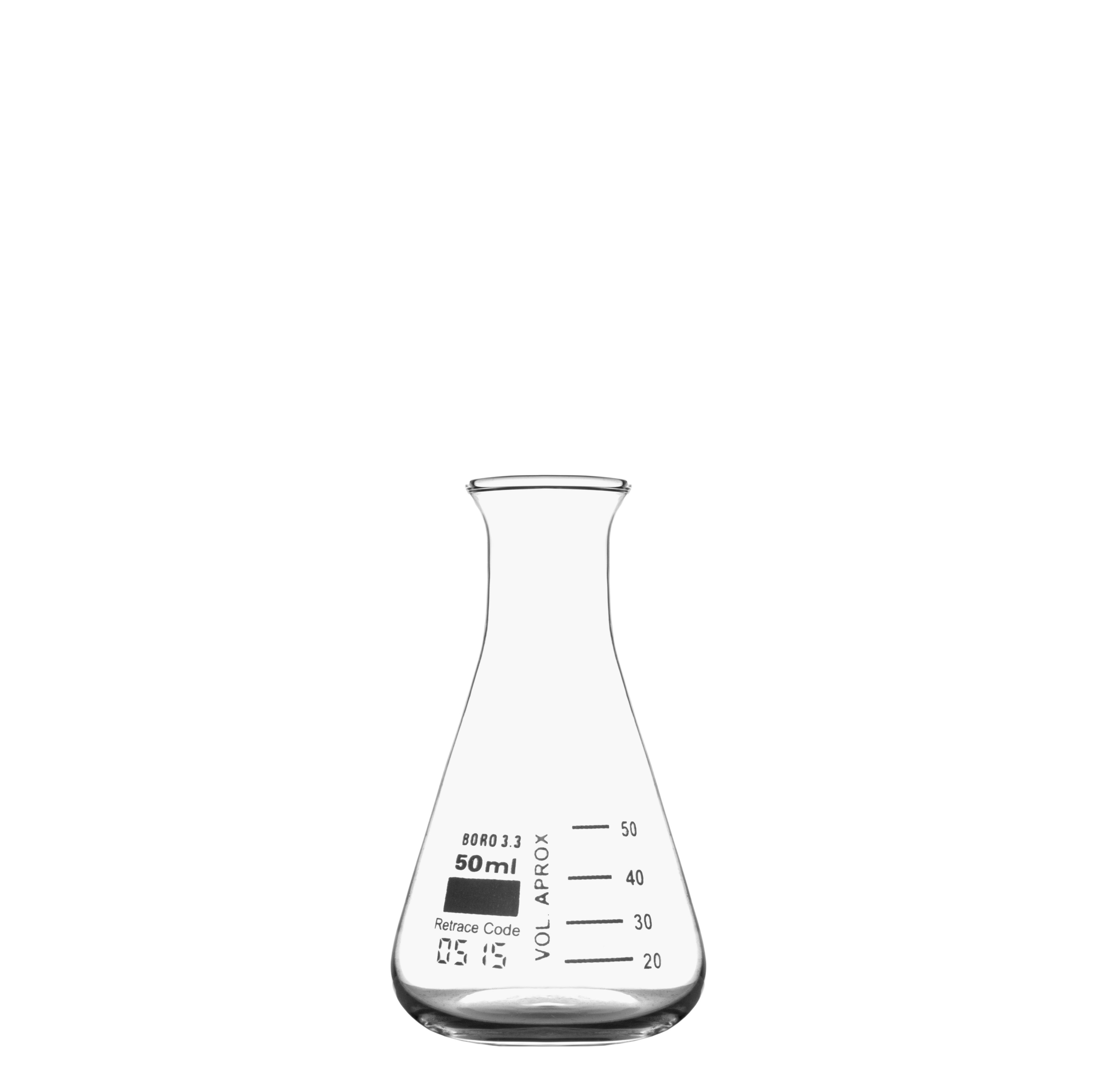 LAB ERLENMEYER WIDE NECK 5 cl