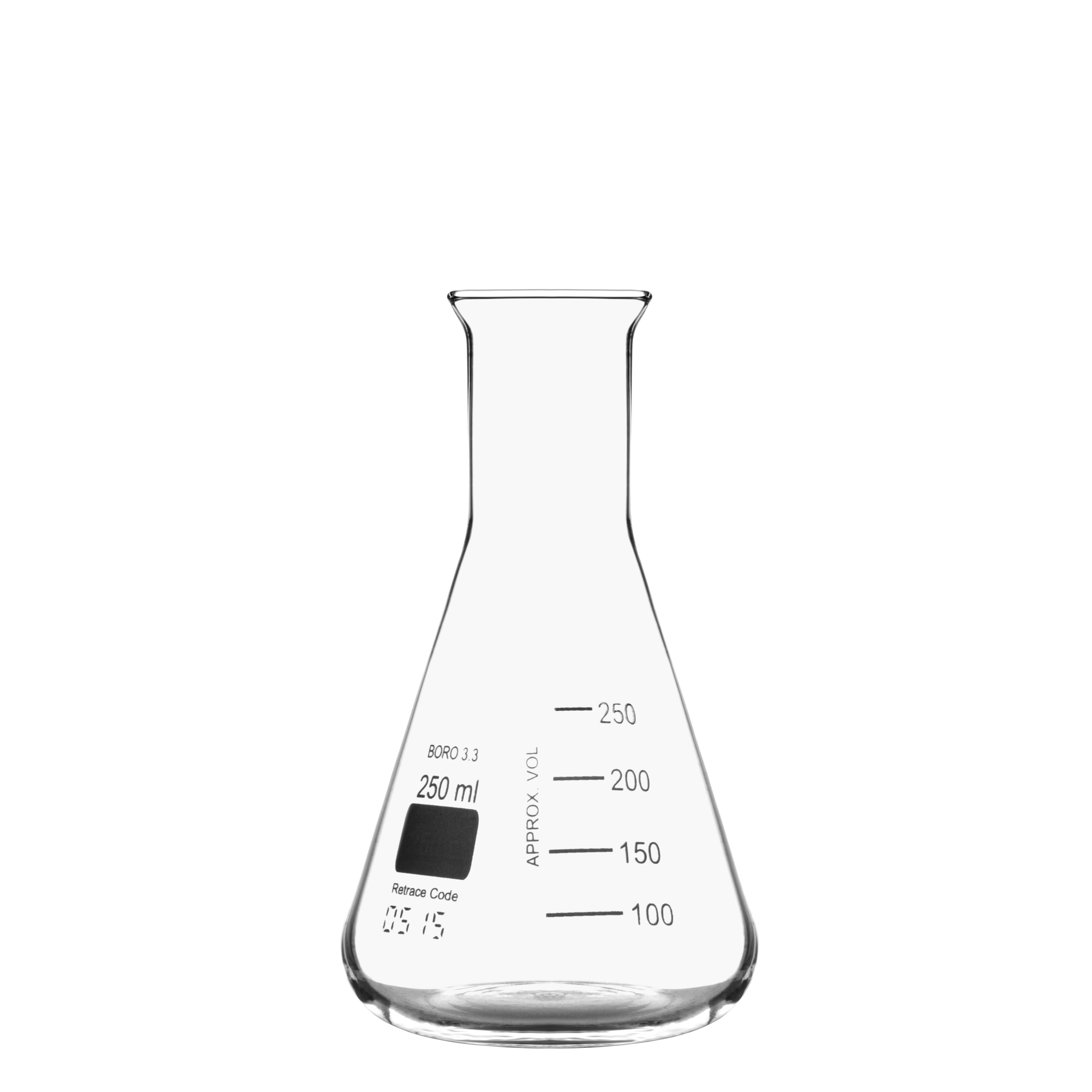 LAB ERLENMEYER WIDE NECK 25 cl